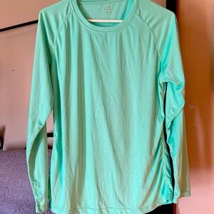 Women’s Large Mint greenish Long sleeve Shirt